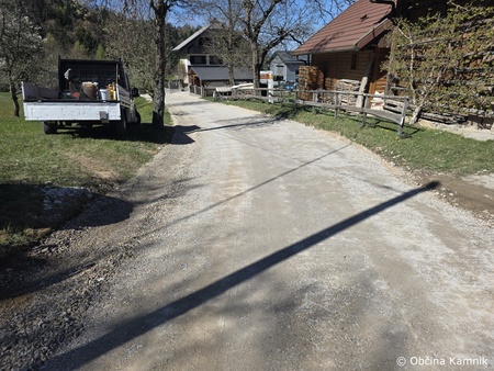 Sanacija cestišča Kamnik – Palovče – Vranja Peč (13)